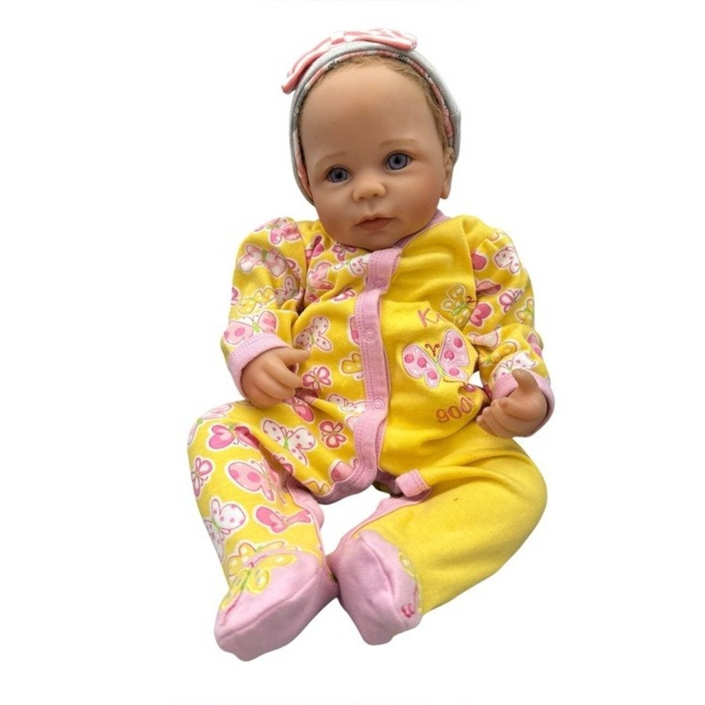 Linda Murray Baby Doll ADG Blue Eyes Cloth Body Vinyl Limbs Blonde Hair - Picture 16 of 16